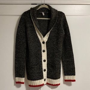 Bluenotes Button Front Cardigan Sweater